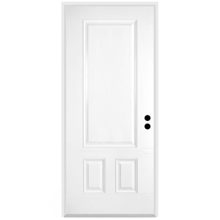 Trimlite 3/4 Three Panel 36" by 80" Left Handed Pre-Hung Exterior Entry Door with 6-9/16" Door Jamb Primed