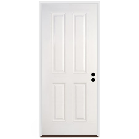 Trimlite Traditional True 4 Panel 36" by 80" Left Handed Pre-Hung Exterior Entry Door with 6-9/16" Door Jamb Primed