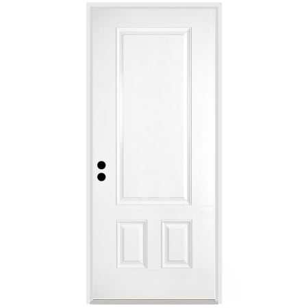 Trimlite 3/4 Three Panel 36" by 80" Right Handed Pre-Hung Exterior Entry Door with 7-1/4" Door Jamb Primed