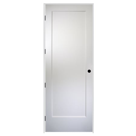 Trimlite 36" by 96" 1 Panel Bevel Shaker Right Handed Interior Prehung Passage Door with Oil Rubbed Bronze Hinges and 4-9/16" Door Jamb Unfinished