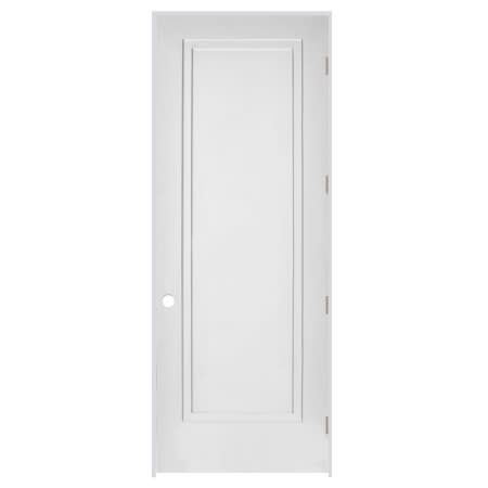 Trimlite 36" by 96" 1-Panel Colonial Right Handed Interior Prehung Passage Door with Brushed Chrome Hinges and 7-1/4" Door Jamb Primed