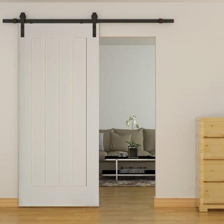 Trimlite-40701388401B-H8-Installed with Black Hardware