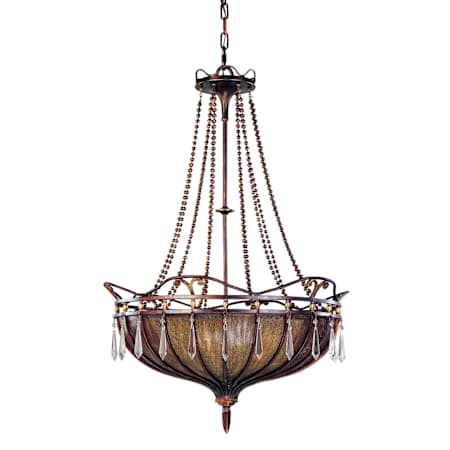 Troy Lighting Huck 7" Wide Mini Pendant Heirloom w/ Gold Accents