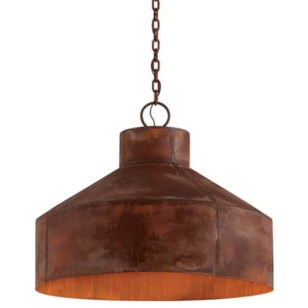 Troy Lighting Rise & Shine 5 Light 32" Wide Hand Worked Pendant with Rust Metal Shade Rust Patina