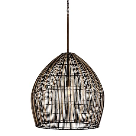 Troy Lighting Holden 26" Wide Pendant Textured Bronze