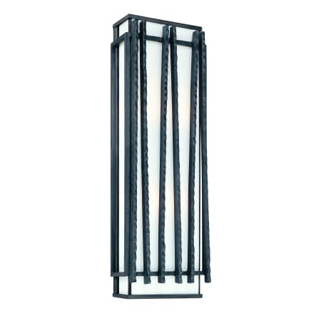 Troy Lighting Burbank 3 Light 25" Tall Outdoor Wall Sconce Forged Iron