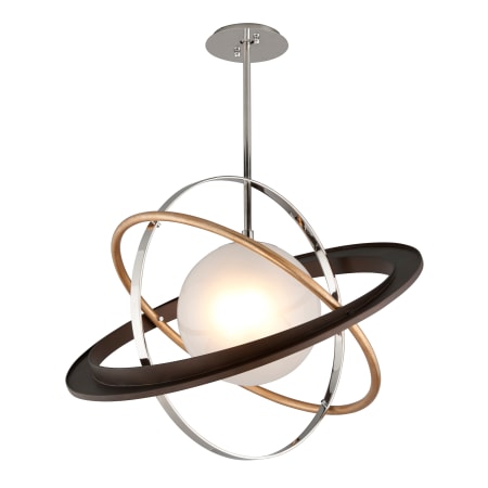 Troy Lighting 30" Wide Single Light Integrated LED Single Pendant Bronze / Gold Leaf / Polished Stainless