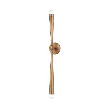 Troy Lighting Keanu 2 Light 34" Tall Wall Sconce Patina Brass