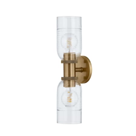 Troy Lighting Redding 2 Light 19" Tall Wall Sconce Patina Brass