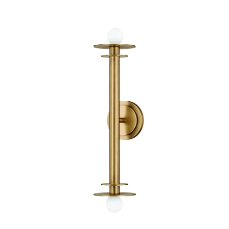 Troy Lighting Arley 2 Light 21" Tall Wall Sconce Patina Brass