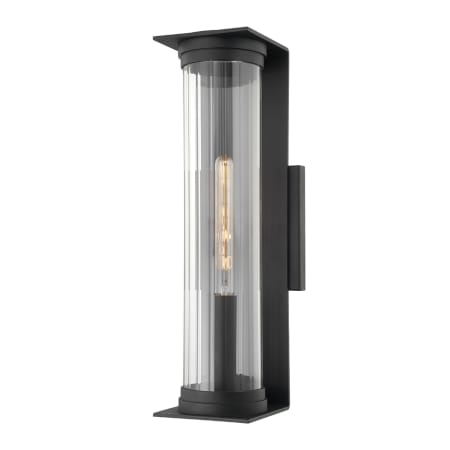 Troy Lighting Presley 22" Tall Outdoor Wall Sconce Textured Black
