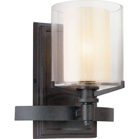 Troy Lighting Arcadia 1 Light Bathroom Wall Sconce French Iron