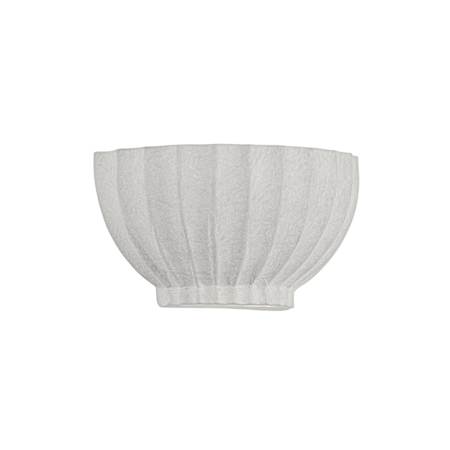 Troy Lighting Efron 5" Tall Wall Sconce with Ceramic Shade Soft White / Ceramic Ivory Texture