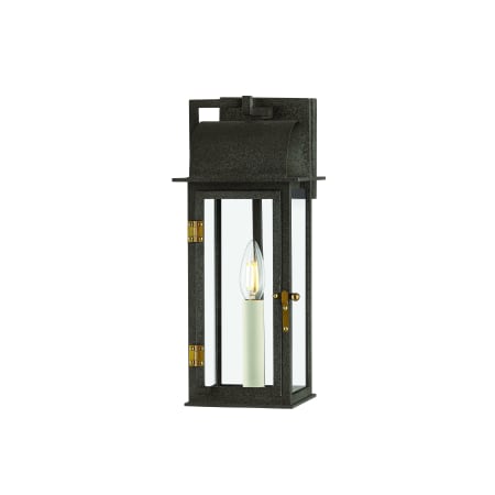 Troy Lighting Bohen 15" Tall Wall Sconce French Iron / Patina Brass