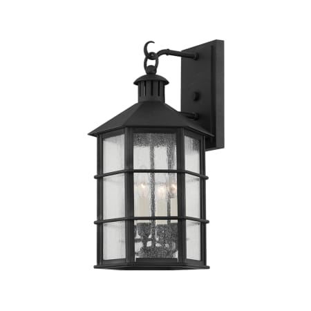 Troy Lighting Lake County 4 Light 21" Tall Outdoor Wall Sconce French Iron
