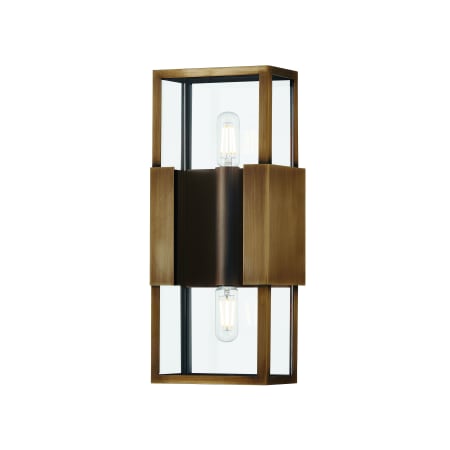 Troy Lighting Santa Clara 2 Light 13" Tall Wall Sconce Patina Brass