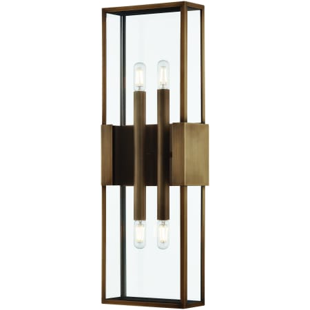 Troy Lighting Santa Clara 4 Light 24" Tall Wall Sconce Patina Brass