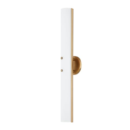 Troy Lighting Titus 26" Tall LED Wall Sconce Patina Brass
