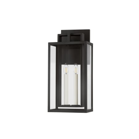 Troy Lighting Amire 2 Light 20" Tall Wall Sconce Textured Black