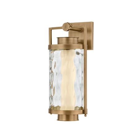 Troy Lighting Haddock 17" Tall LED Wall Sconce Patina Brass