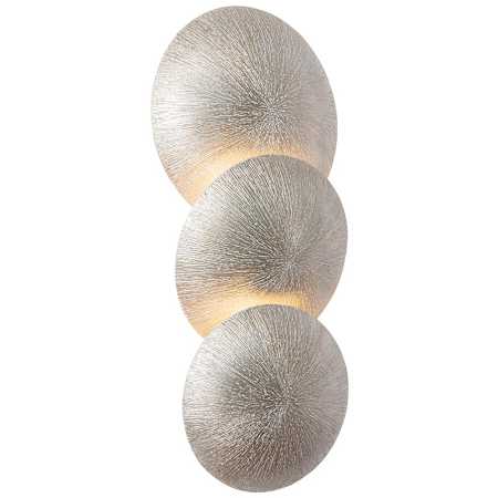 Troy Lighting Reef 3 Light 24" Tall Wall Sconce Textured Warm Silver Leaf