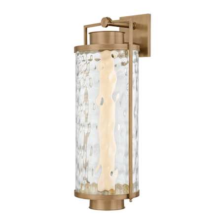 Troy Lighting Haddock 28" Tall LED Wall Sconce Patina Brass