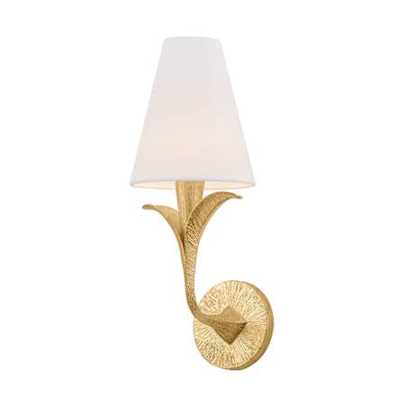 Troy Lighting Quill 17" Tall Wall Sconce Gilded Ivory