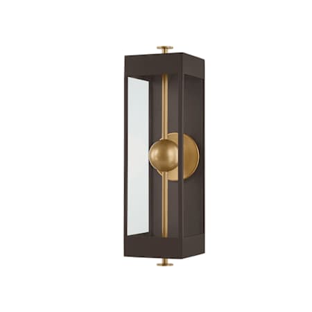 Troy Lighting Garvey 21" Tall LED Wall Sconce Textured Bronze / Patina Brass