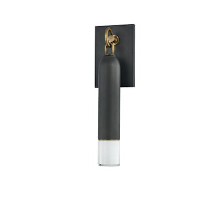 Troy Lighting Osprey 17" Tall Wall Sconce Patina Brass / Graphite