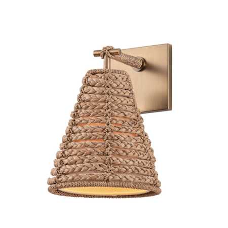 Troy Lighting Redwood 11" Tall Wall Sconce Patina Brass