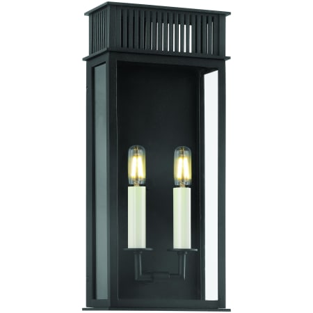 Troy Lighting Gridley 2 Light 18" Tall Wall Sconce Textured Black