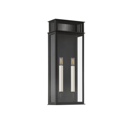 Troy Lighting Gridley 2 Light 22" Tall Wall Sconce Textured Black