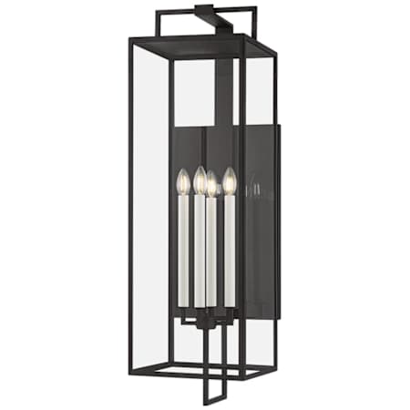 Troy Lighting Beckham 4 Light 40" Tall Outdoor Wall Sconce Forged Iron