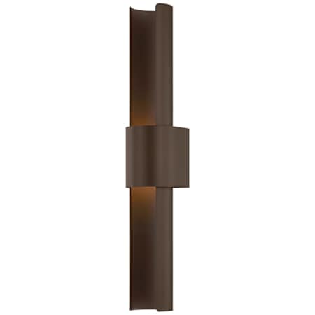 Troy Lighting Ossian 28" Tall LED Outdoor Wall Sconce Bronze