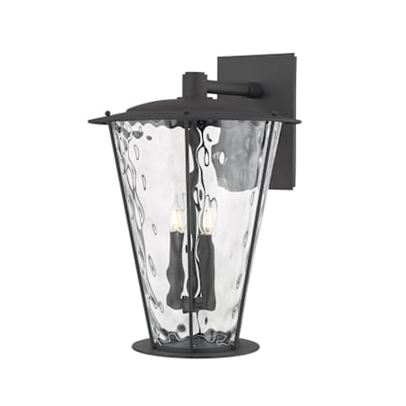 Troy Lighting Jantzen 2 Light 22" Tall Wall Sconce Texture Black