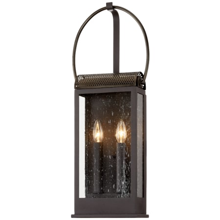 Troy Lighting Holmes 2 Light 26" Tall Outdoor Wall Sconce Holmes Bronze