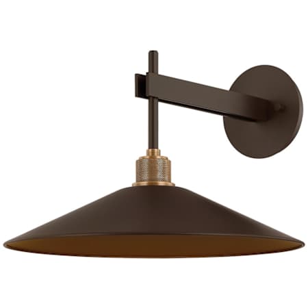Troy Lighting Harac 15" Wide 3000K LED Outdoor Wall Sconce Patina Brass / Bronze