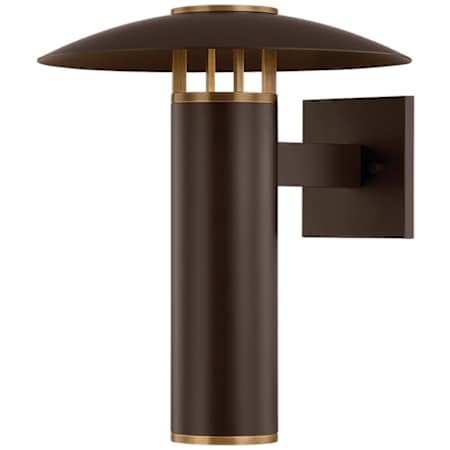 Troy Lighting Birk 15" Tall Outdoor Wall Sconce Patina Brass / Bronze