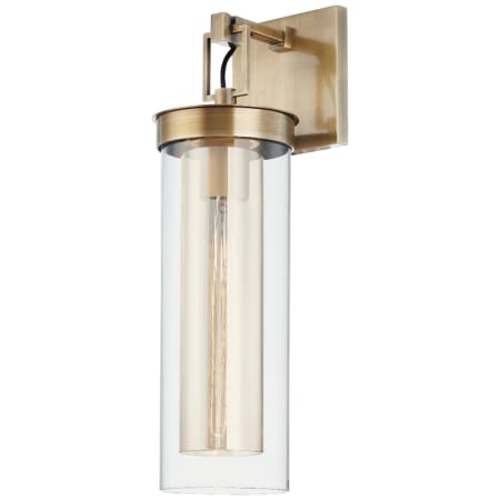 Troy Lighting Pira 15" Tall Wall Sconce Patina Brass