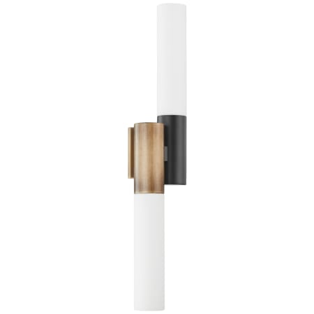 Troy Lighting Koa 2 Light 25" Tall Wall Sconce Patina Brass / Soft Black