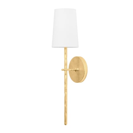 Troy Lighting River 21" Tall Wall Sconce Vintage Gold Leaf