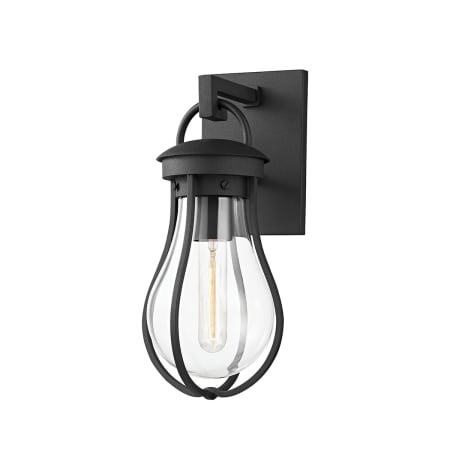Troy Lighting Bowie 14" Tall Outdoor Wall Sconce Texture Black