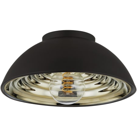 Troy Lighting Eclipse 12" Wide Flush Mount Ceiling Fixture Soft Black