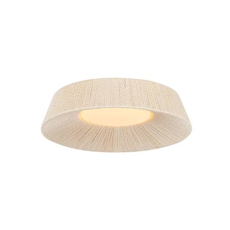 Troy Lighting Kenton 18" Wide LED Flush Mount Drum Ceiling Fixture Vintage Gold Leaf