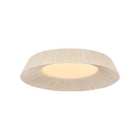 Troy Lighting Kenton 24" Wide LED Flush Mount Drum Ceiling Fixture Vintage Gold Leaf