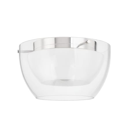 Troy Lighting Dutton 14" Wide Flush Mount Drum Ceiling Fixture Polished Nickel