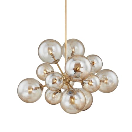 Troy Lighting Santee 13 Light 31" Wide Chandelier Patina Brass