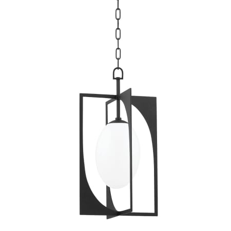 Troy Lighting Enzo 13" Wide Abstract Mini Pendant Iron Black