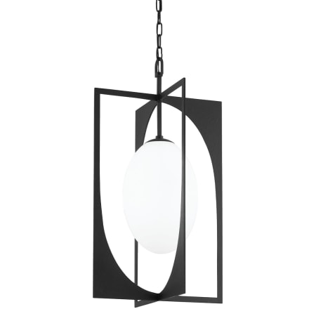 Troy Lighting Enzo 18" Wide Abstract Mini Pendant Iron Black