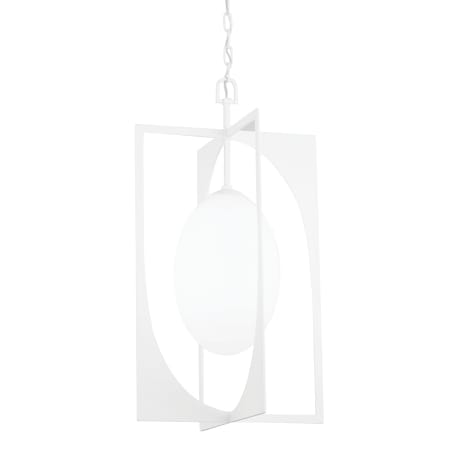 Troy Lighting Enzo 18" Wide Abstract Mini Pendant Gesso White